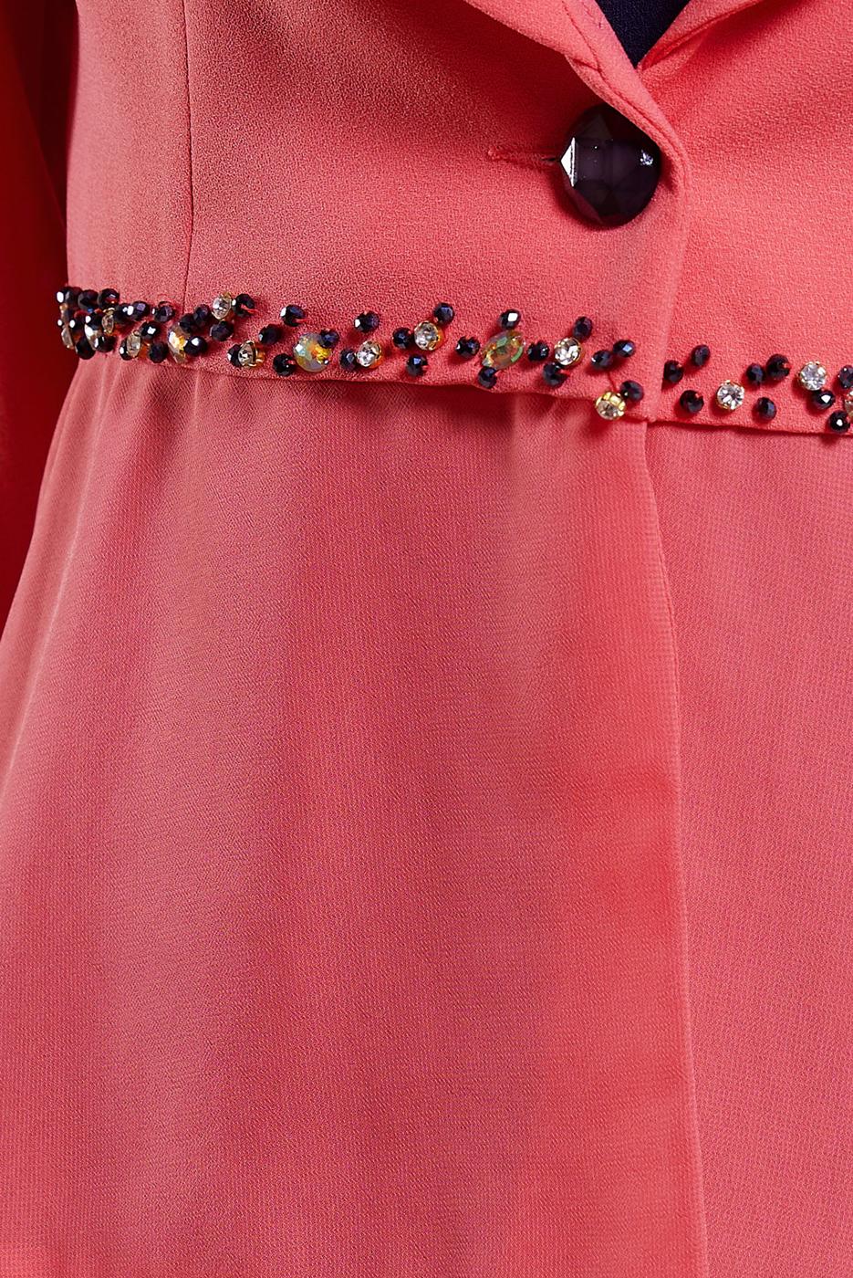 Tesettür giyim YEŞİL ALVİNA CEKETLİ ELBİSELİ TAKIM T 3874