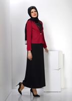 Hijab clothing RED ALVINA DRESS SUIT T 3032