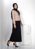 Hijab clothing BEIGE ALVINA DRESS SUIT T 3032