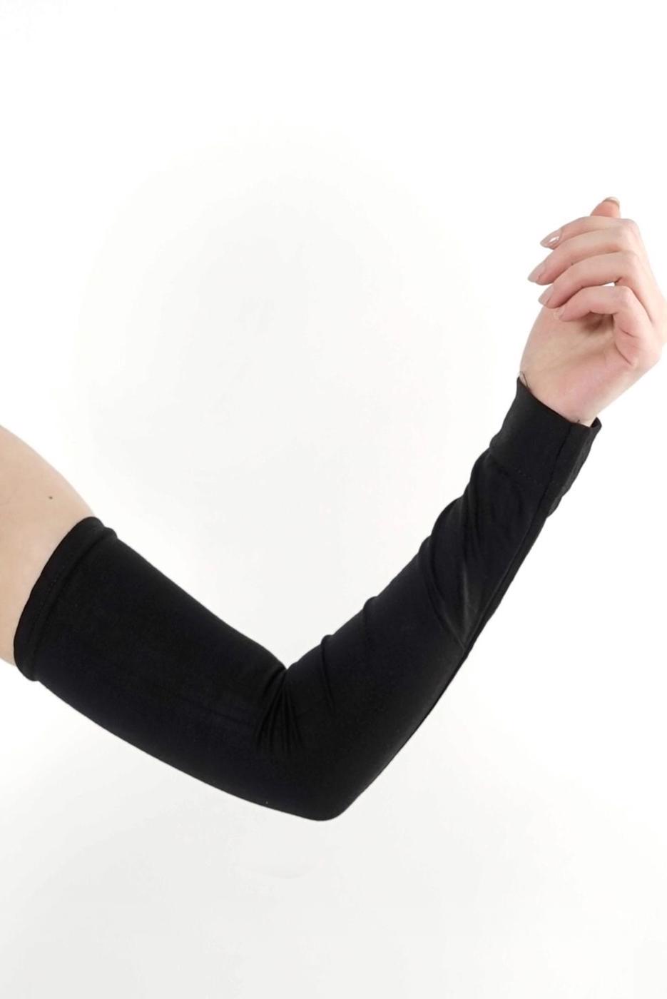 Vêtements hijab NOIR MANCHETTE 40057