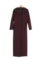 Tesettür giyim MÜRDÜM DERİ DETAYLI PARDESÜ 1422