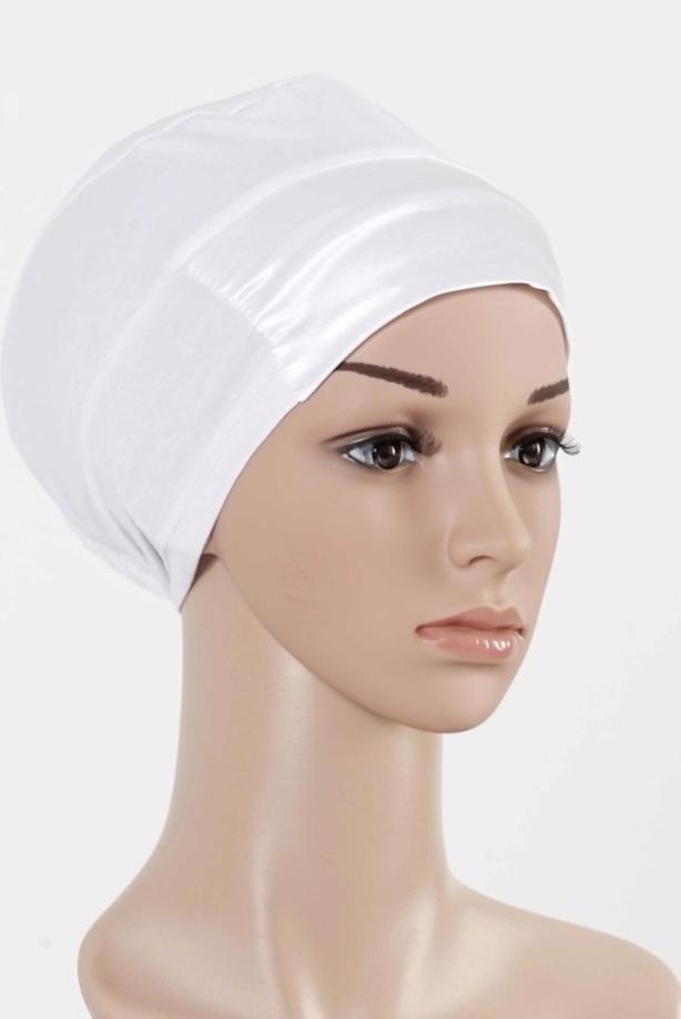 Tesettür giyim  T 4050 Alvina Saten Bone - TRENDTESETTÜR