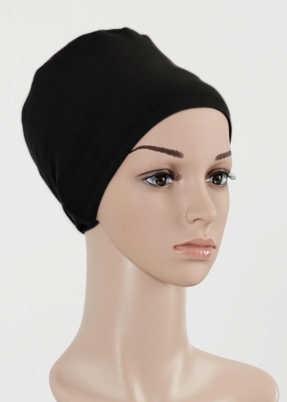 Hijab clothing BLACK T 4055 Alvina Penye Bone