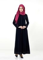 Tesettür giyim LACİVERT FERMUARLI TAŞLI FERACE 8157 