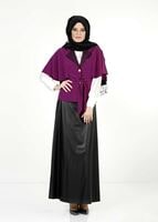 Hijab clothing PURPLE SKIRT SUIT IN 3 PIECES 3045E 