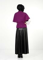 Hijab clothing PURPLE SKIRT SUIT IN 3 PIECES 3045E 
