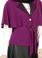 Hijab clothing PURPLE SKIRT SUIT IN 3 PIECES 3045E