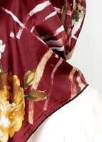 Tesettür giyim BORDO T 27614 Kristal Esarp