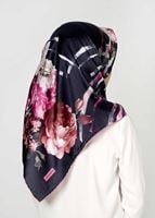 Tesettür giyim LACİVERT T 27614 Kristal Esarp