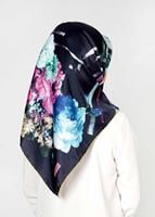 Tesettür giyim LACİVERT T 27614 Kristal Esarp