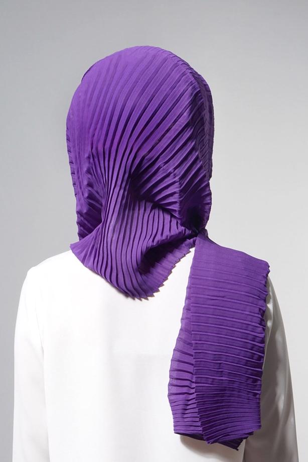 Vêtements hijab POURPRE T 58094 Viskon Şal - TRENDTESETTÜR