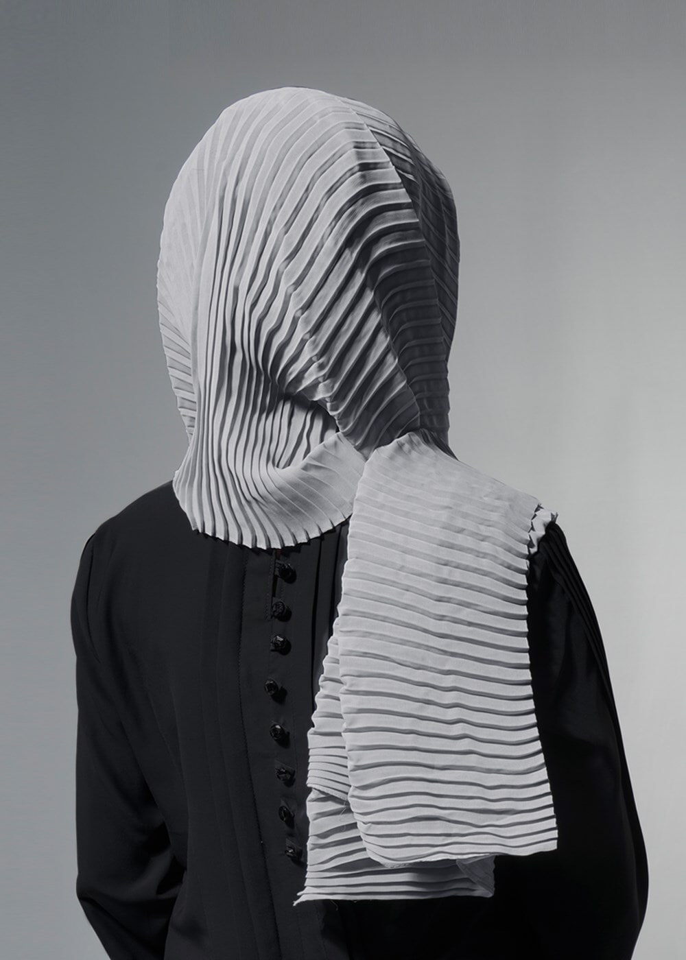 Vêtements hijab GRIS T 58094 Viskon Şal