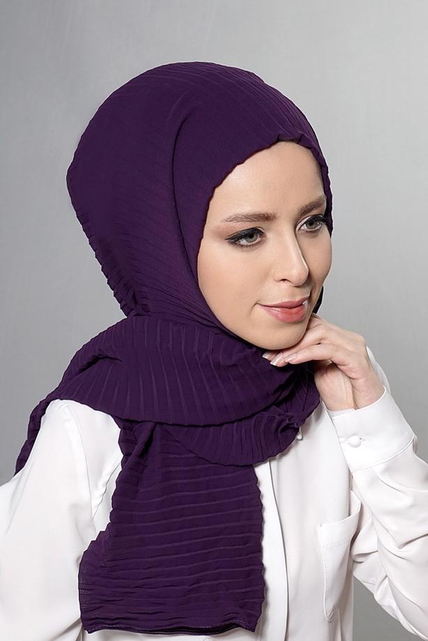 Tesettür giyim MÜRDÜM T 58094 Viskon Şal - TRENDTESETTÜR