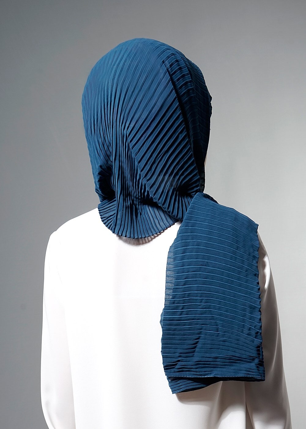 Vêtements hijab BLEU T 58094 Viskon Şal