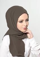 Tesettür giyim VİZON T 58094 Viskon Şal