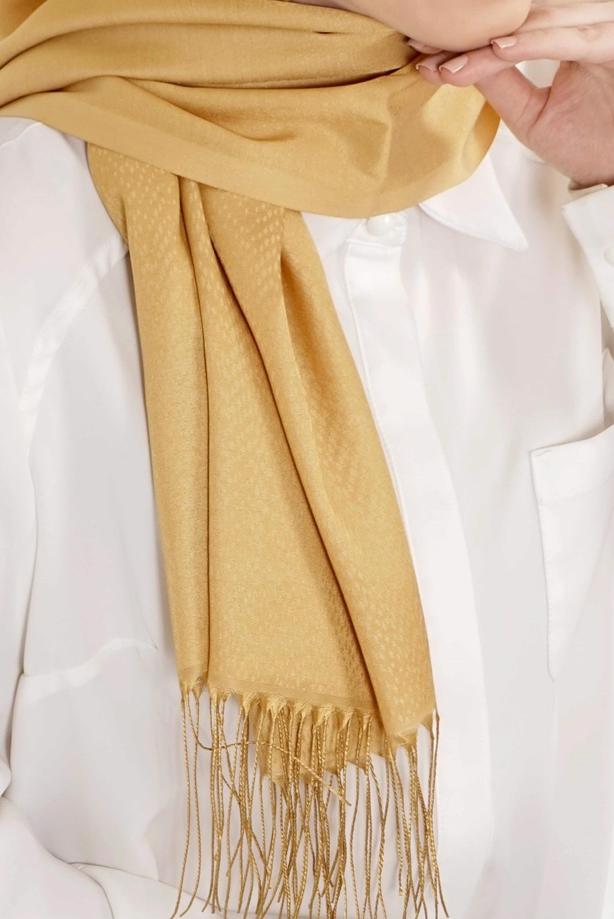 Vêtements hijab OR T 28006 Jakarlı Şal - TRENDTESETTÜR