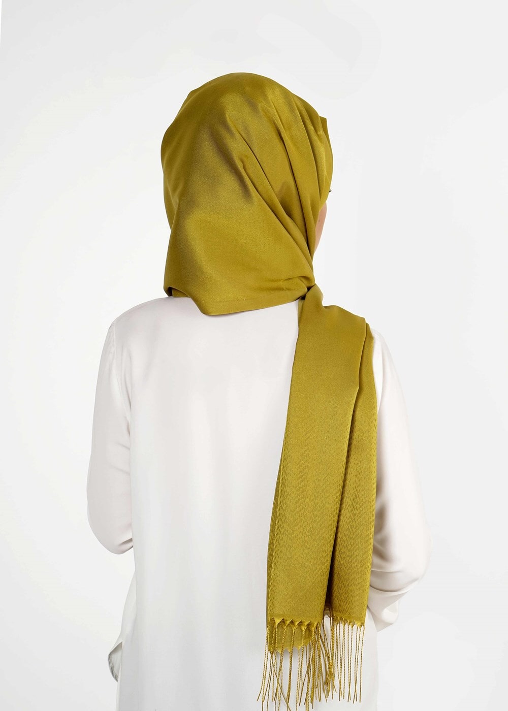 Vêtements hijab VERT T 28006 Jakarlı Şal