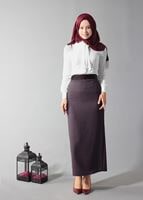 Tesettür giyim MÜRDÜM 6771-1 ETEK