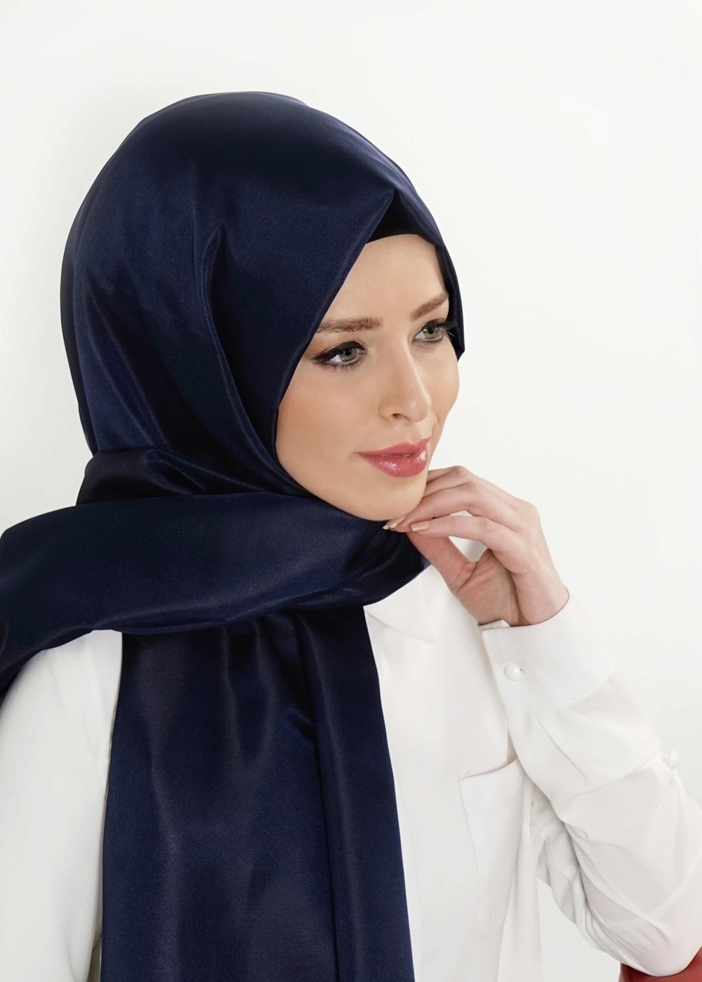 Hijab clothing NAVY BLUE T 9534-1 Garzen Şal