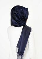 Vêtements hijab BLEU MARINE T 9534-1 Garzen Şal