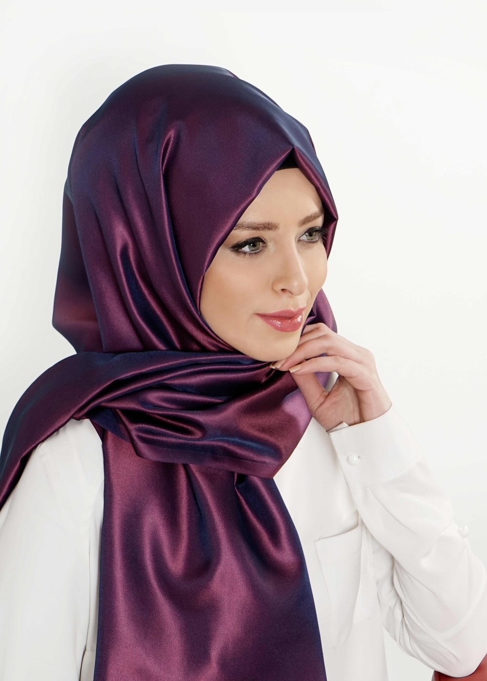 Vêtements hijab BLEU MARINE T 9534-1 Garzen Şal