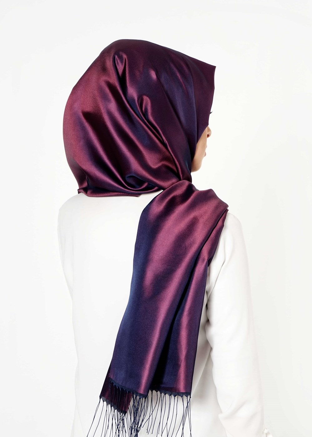 Vêtements hijab BLEU MARINE T 9534-1 Garzen Şal