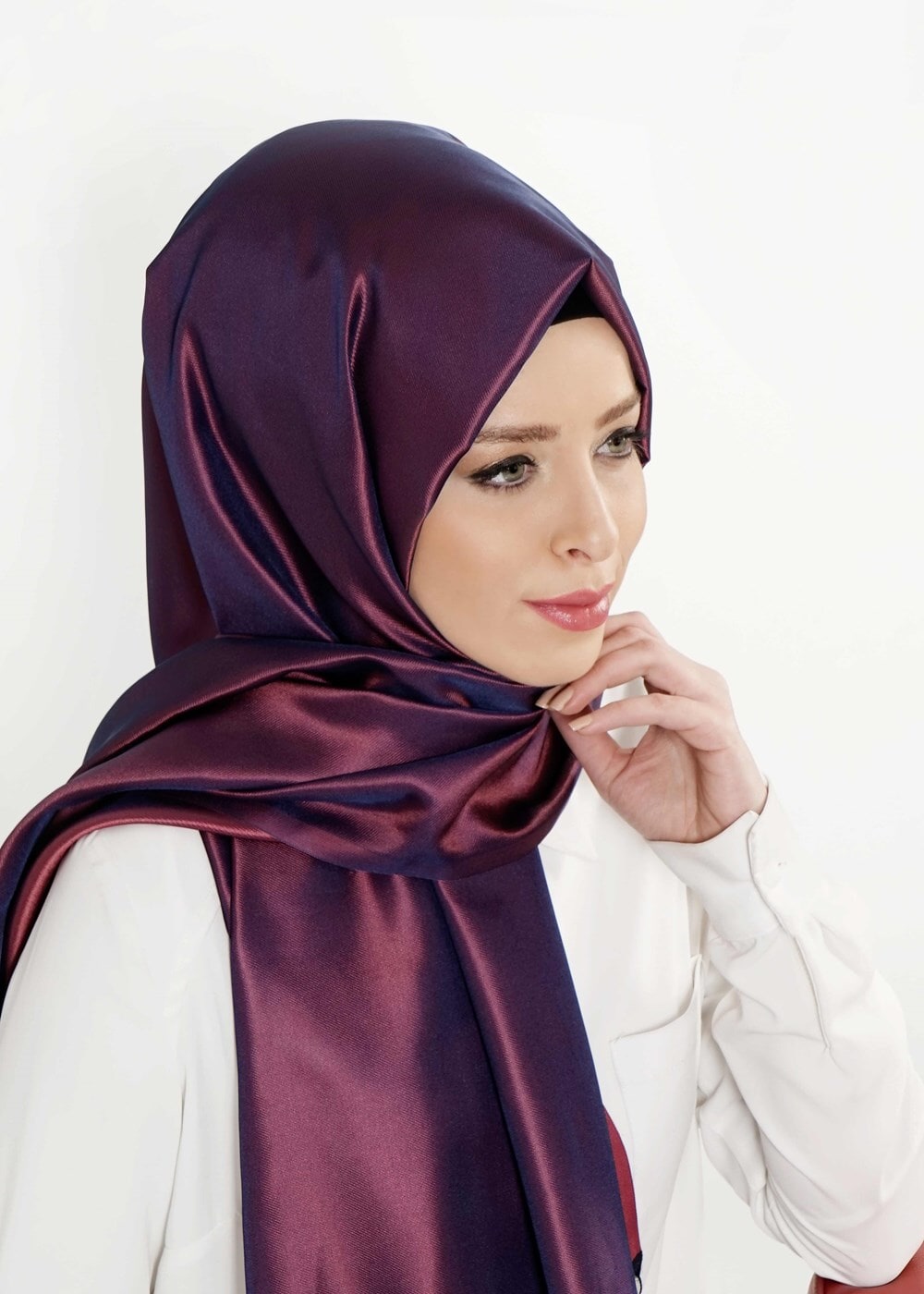 Hijab clothing FUCHSIA T 9534-1 Garzen Şal