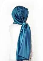 Vêtements hijab BLEU T 9534-1 Garzen Şal