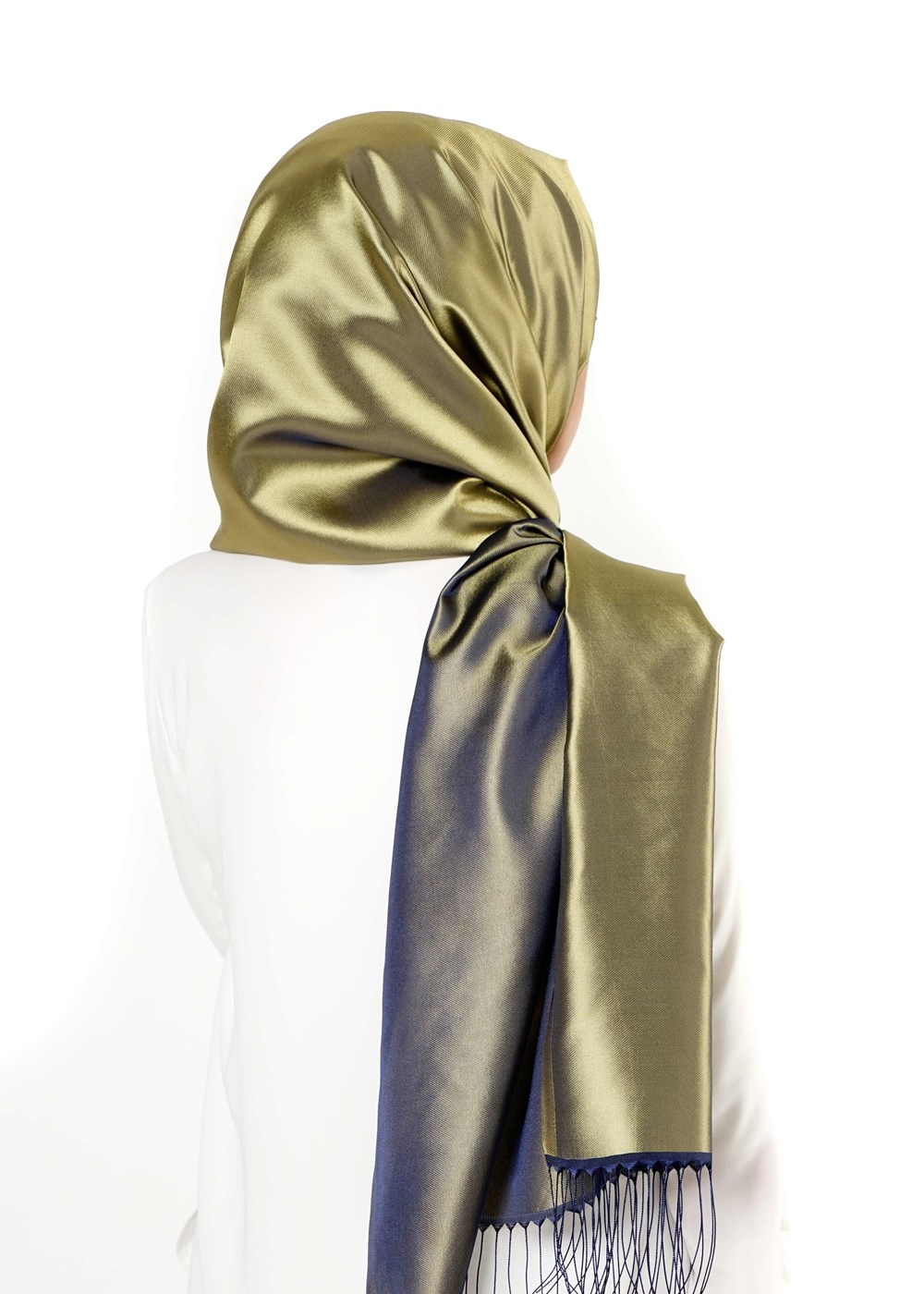 Vêtements hijab VERT T 9534-1 Garzen Şal