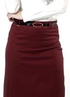 Tesettür giyim BORDO 533 ETEK