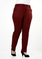 Vêtements hijab ROUGE BORDEAUX PANTALON À GRANDE-TAILLE 1002 