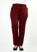 Vêtements hijab ROUGE BORDEAUX PANTALON À GRANDE-TAILLE 1002 