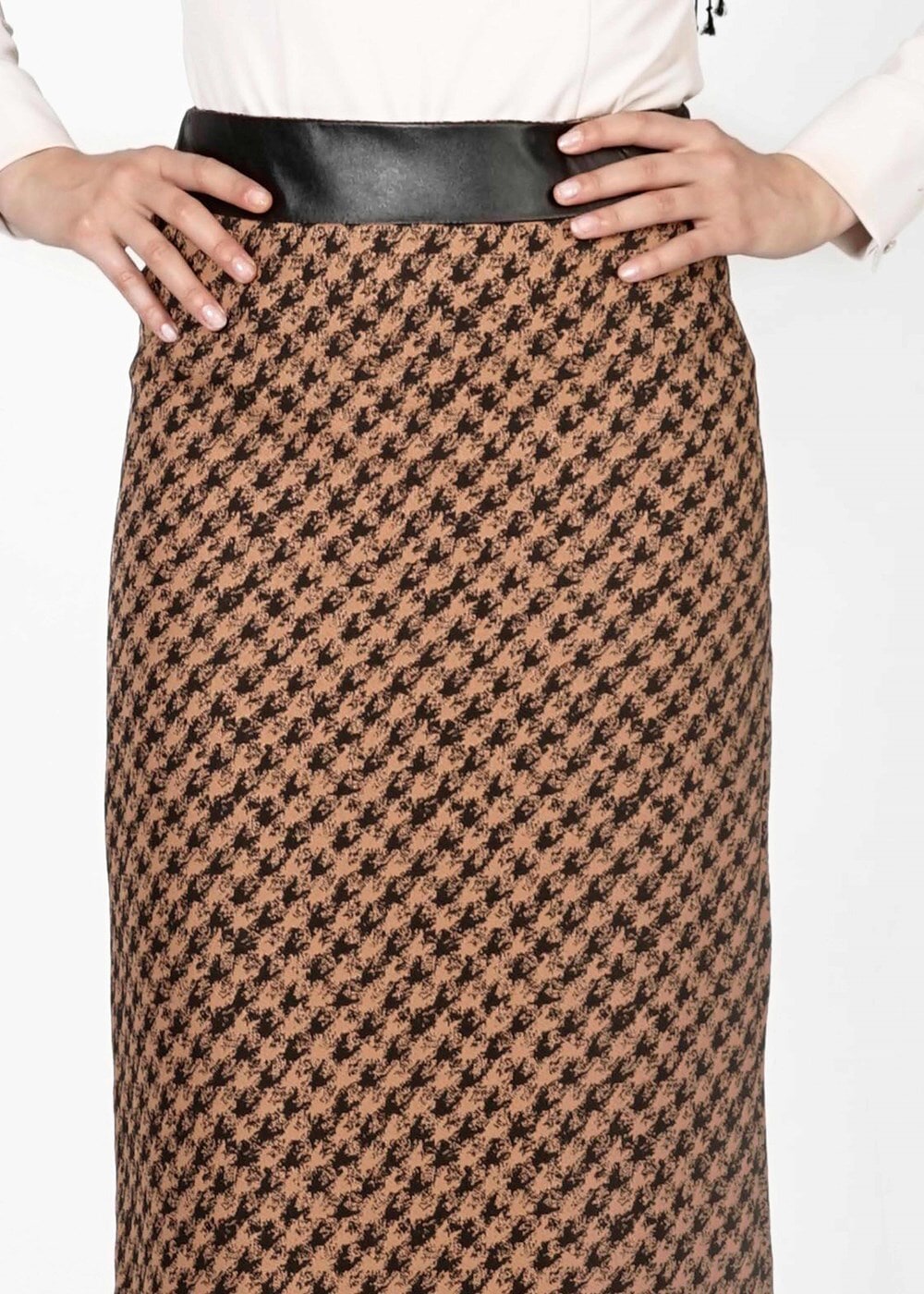 Tesettür giyim KAHVE 3340 ETEK