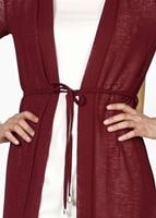 Tesettür giyim BORDO 1392 HIRKA