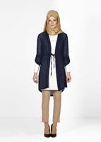 Tesettür giyim LACİVERT 1392 HIRKA