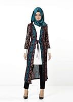 Tesettür giyim MAVİ 1451 HIRKA