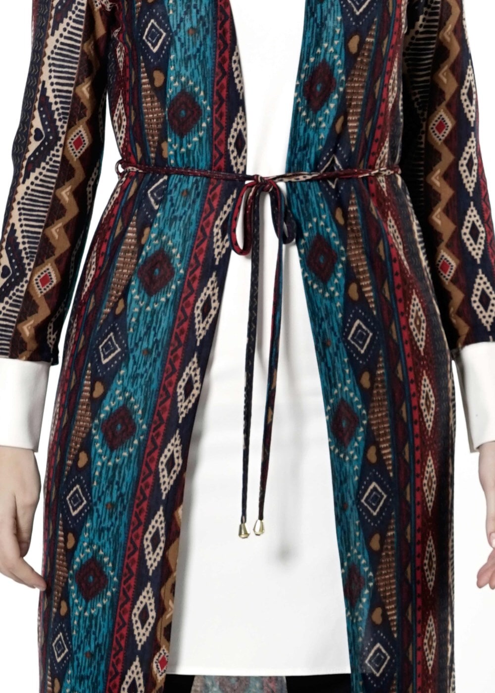 Tesettür giyim MAVİ 1451 HIRKA