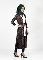 Tesettür giyim YEŞİL 1451 HIRKA