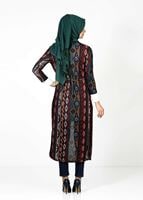 Tesettür giyim YEŞİL 1451 HIRKA