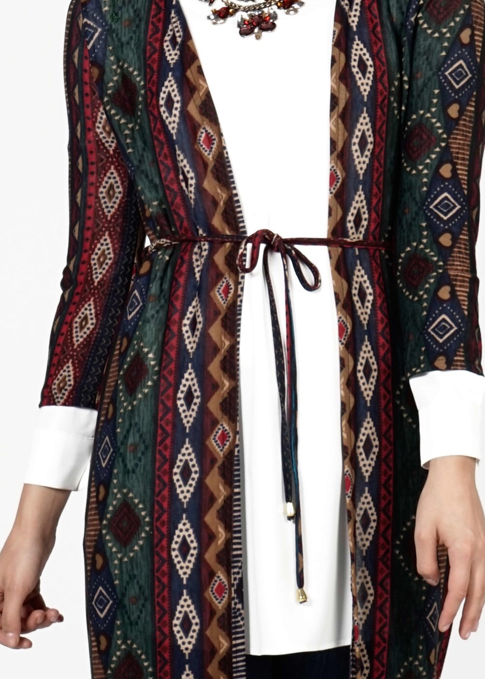 Tesettür giyim YEŞİL 1451 HIRKA