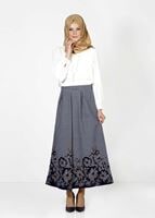 Tesettür giyim LACİVERT 4200 ETEK