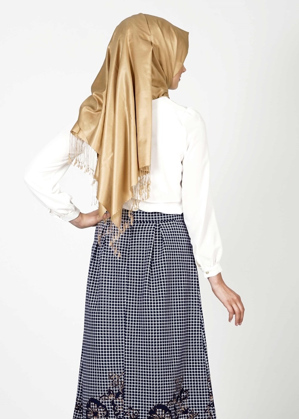 Tesettür giyim LACİVERT 4200 ETEK