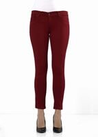 Tesettür giyim BORDO DAR PAÇA PANTOLON 9157 