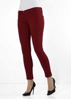 Tesettür giyim BORDO DAR PAÇA PANTOLON 9157 