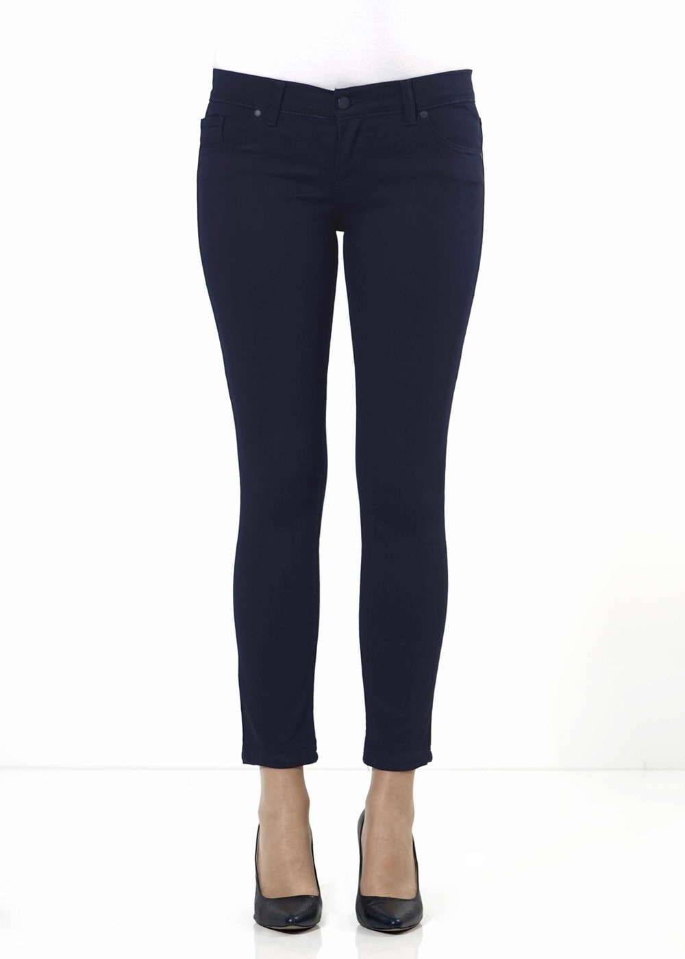 Tesettür giyim LACİVERT DÜŞÜK BEL PANTOLON 9183 