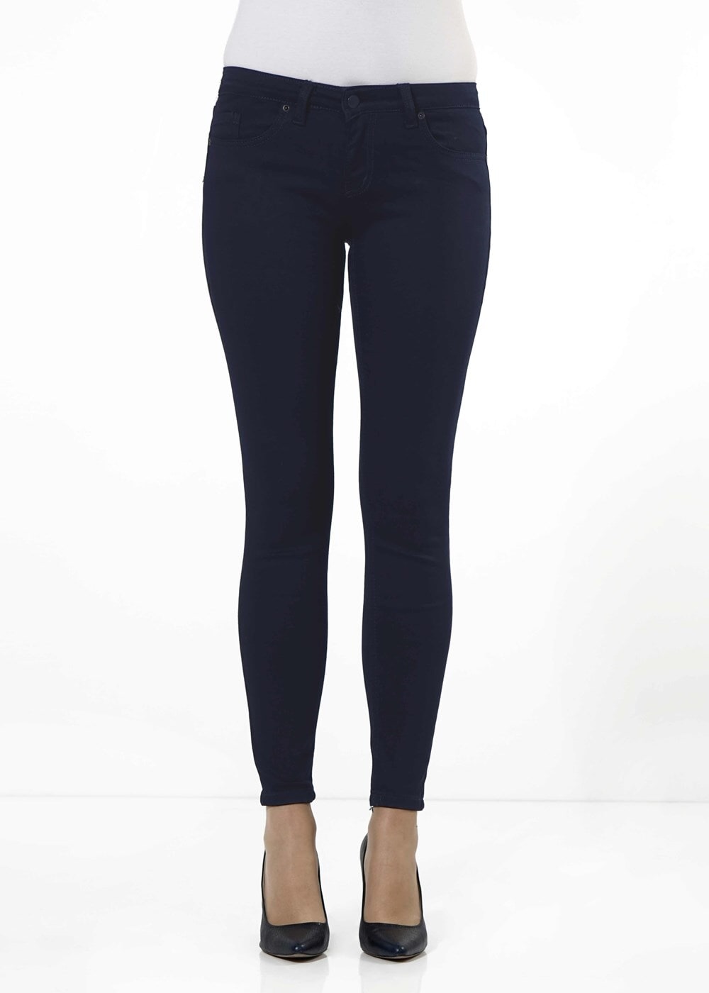 Tesettür giyim LACİVERT DAR PAÇA PANTOLON 9798 