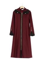 Tesettür giyim MÜRDÜM KAPÜŞONLU KEÇE KABAN 2087