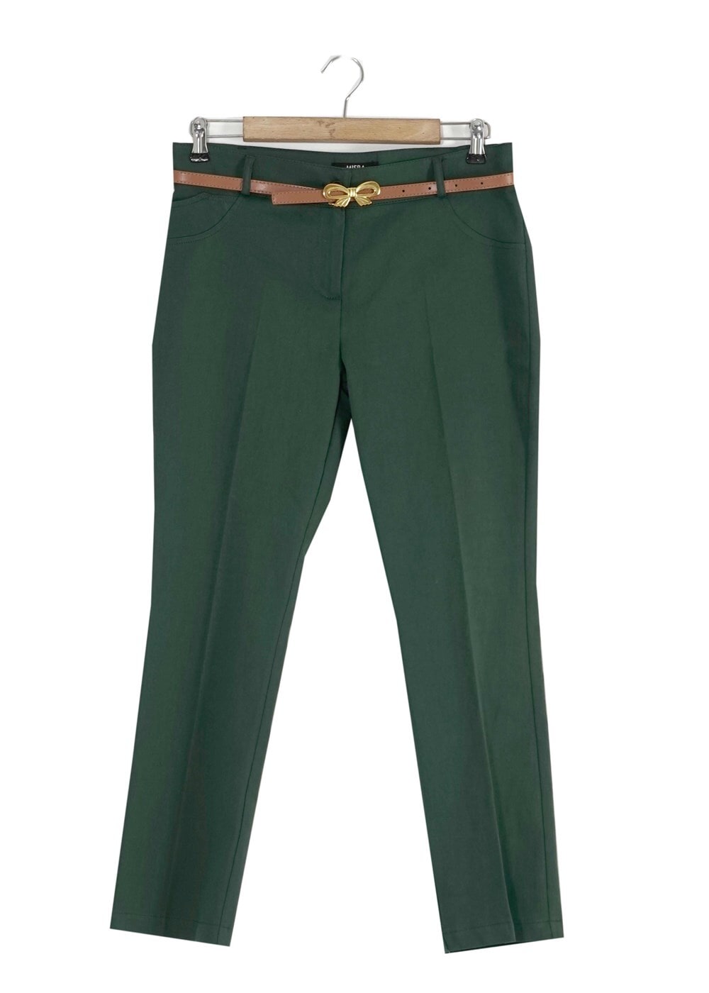 Tesettür giyim YEŞİL KLASİK PANTOLON 4515 