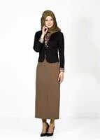 Tesettür giyim SİYAH 6585 CEKET & BLUZ