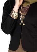 Tesettür giyim SİYAH 6585 CEKET & BLUZ